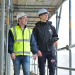 Veiligheidsinspectie op het werk bij KBK bouwgroep