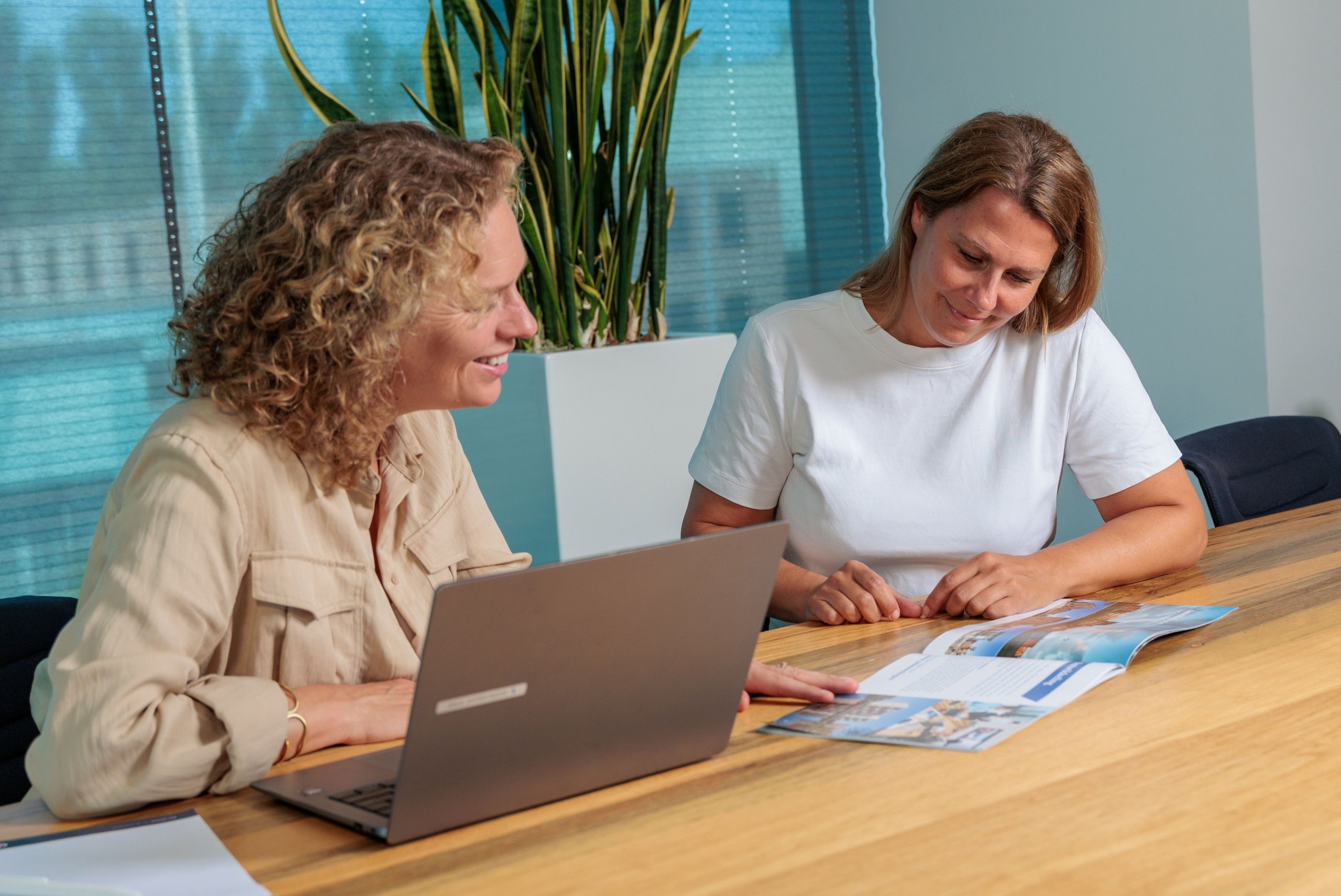 Het HR team van KBK is in overleg